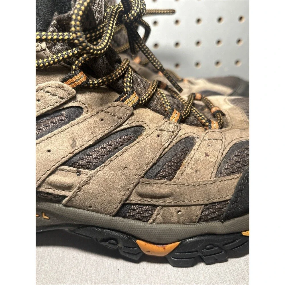 Merrell Moab 2 Ventilator Mid Hiking Shoes Mens Size 11 Brown Sneakers Vibram